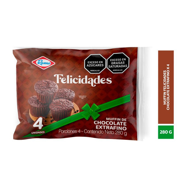 MUFFIN FELICIDADES 70G 4U CHOCOLATE